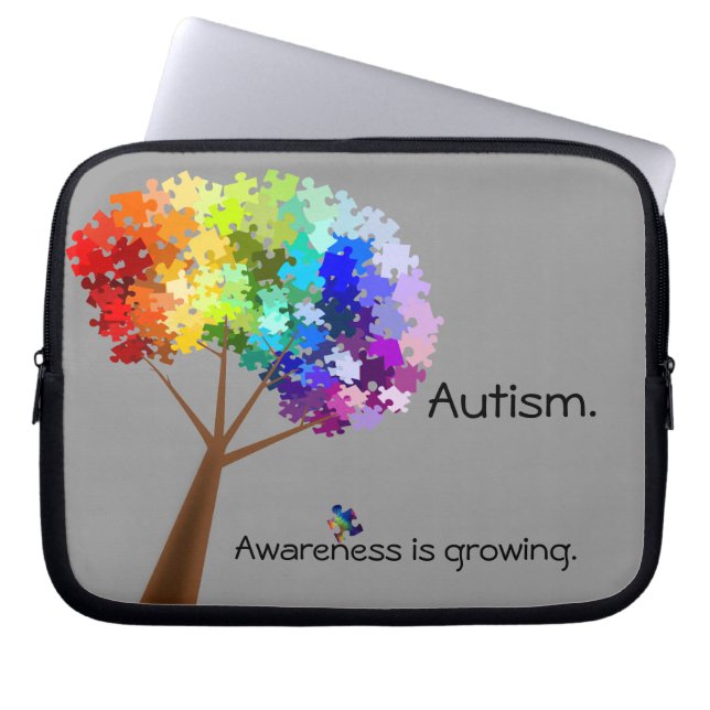 Autism Awareness Electronics Bag (Front)