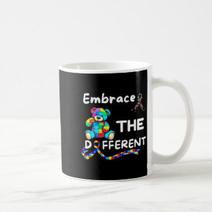 Autism Awareness Embrace The Different Unmasking A Coffee Mug