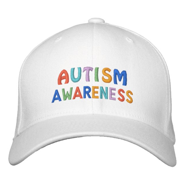 Autism Awareness Embroidered Hat (Front)