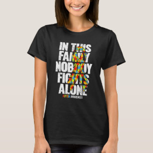 Autism Awareness Family Support Mum Autism Awarene T-Shirt