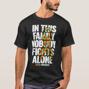 Autism Awareness Family Support Mum Autism Awarene T-Shirt