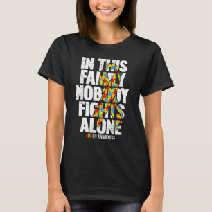 Autism Awareness Family Support Mum Autism Awarene T-Shirt