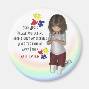 Autism Awareness  Feelings Magnet