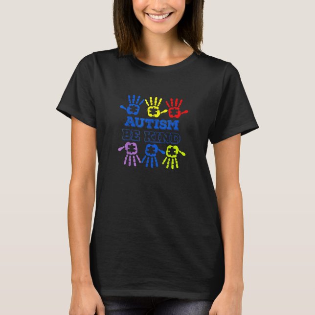 Autism Awareness  For Dad Mum Therapist With Love  T-Shirt (Front)