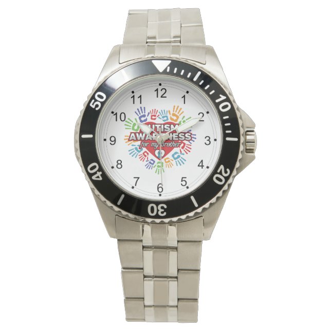 Autism Awareness for my Brother Watch (Front)