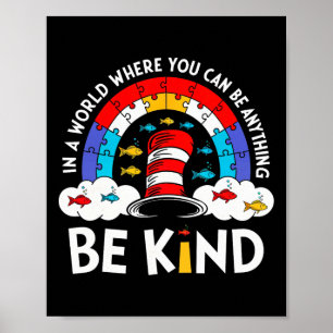 Autism Awareness For Teacher Why Fit In Doctor Cat Poster