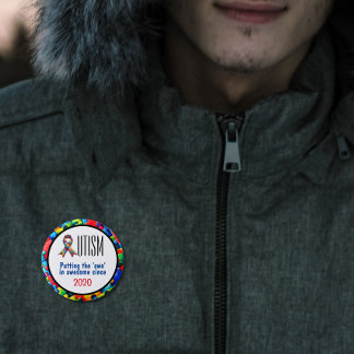 Autism Awareness funny 3 Cm Round Badge
