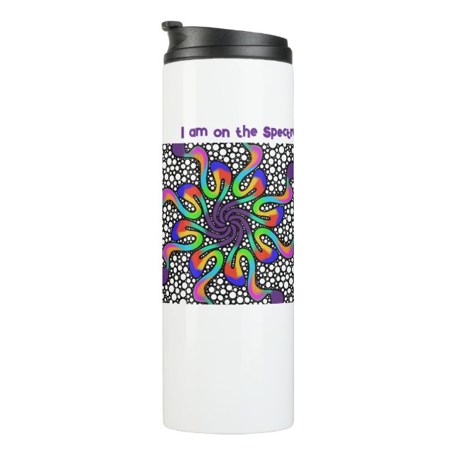 Autism awareness gift autistic  thermal tumbler (Rotated Right)