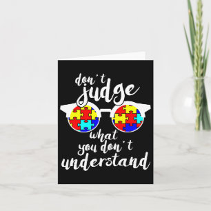 Autism Awareness Gift Design For Autistic Kids Awa Card