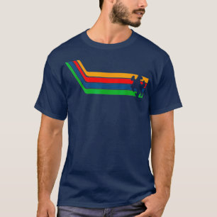 Autism Awareness Gift Retro Stripes Cute ASD or T-Shirt