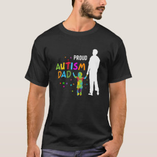 Autism Awareness Gifts for Men - Proud Autism Dad T-Shirt