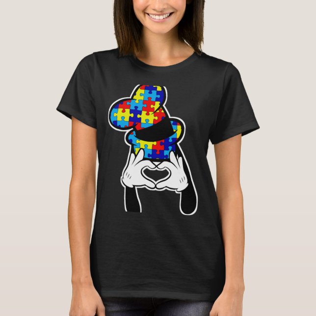 Autism Awareness Goofy Hat T-Shirt (Front)
