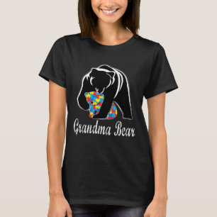 Autism Awareness Grandma Bear Support Autistic Adu T-Shirt