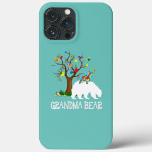 Autism Awareness Grandma Bear Support Autistic iPhone 13 Pro Max Case