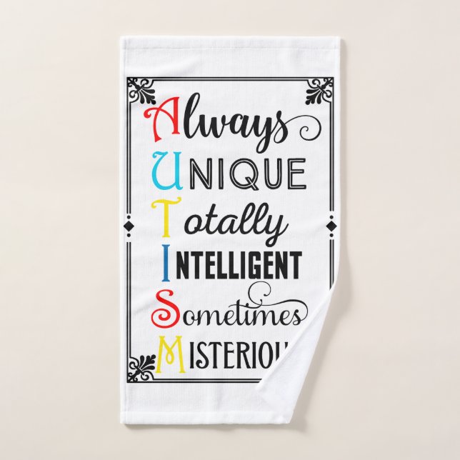 Autism Awareness Hand Towel (Hand Towel)
