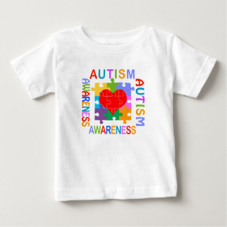 Autism Awareness Heart Baby T-Shirt