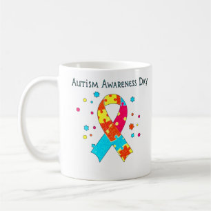 Autism Awareness Heart  Coffee Mug