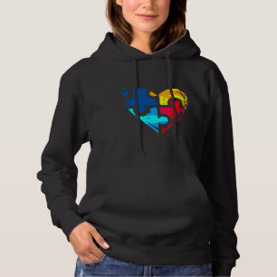 Autism Awareness Heart Hoodie