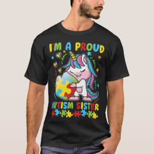 Autism Awareness Heart Unicorn Girl Proud Autism S T-Shirt