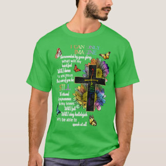 Autism Awareness I Can Only Imagine Jesus Faith  T-Shirt
