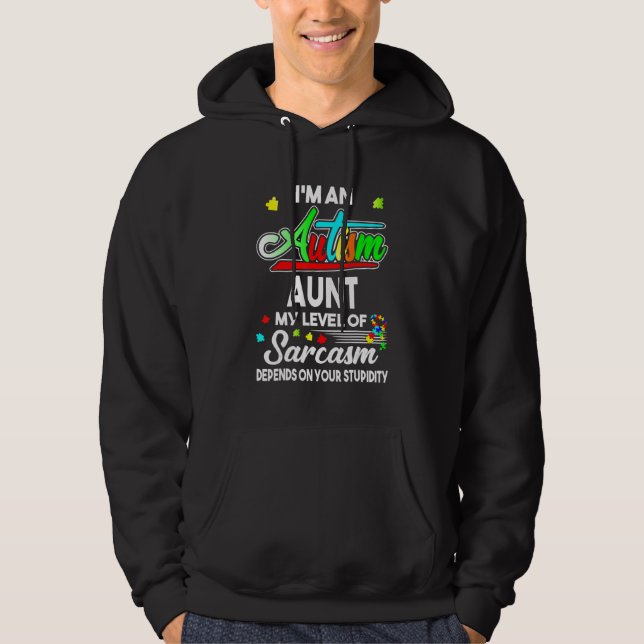 Autism Awareness I'm An Autism Aunt Shirt (Front)