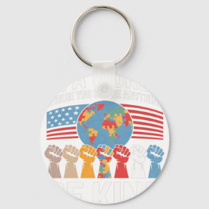 Autism Awareness In A World Where You Can Be Anyth Key Ring