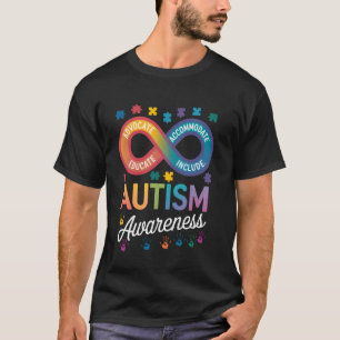 Autism Awareness Infinity Symbol Neurodiversity Pr T-Shirt