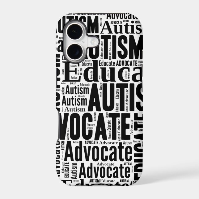 Autism Awareness IPhone Case Black (Back)