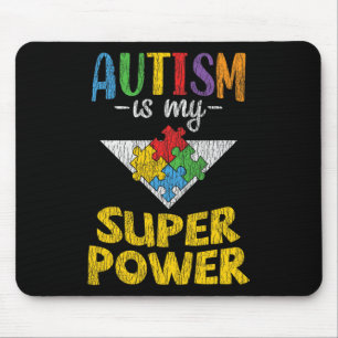 Autism Awareness - Is My Superpower Autistic Kids  Mouse Mat