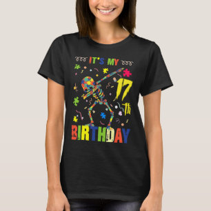 Autism Awareness It S My 17th Birthday T-Shirt