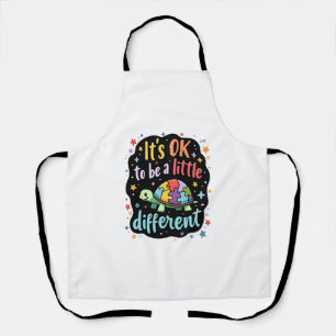 Autism Awareness It's Ok To Be A Little Different Apron