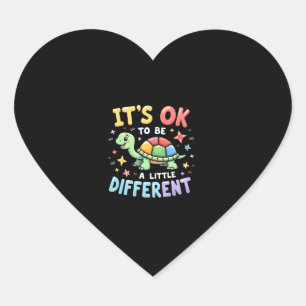 Autism Awareness It's Ok To Be A Little Different  Heart Sticker