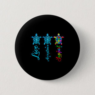 Autism Awareness Its Ok To Be Autism Different Tur 6 Cm Round Badge