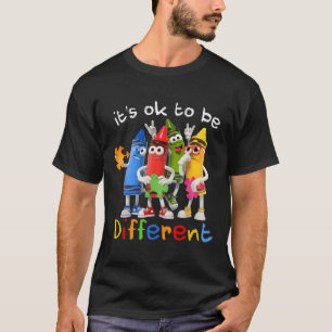 Autism Awareness Its Ok To Be Different Autistic B T-Shirt