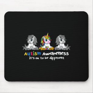 Autism Awareness  - It's OK To Be Different Women  Mouse Mat