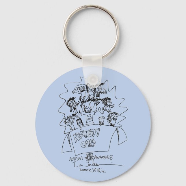 Autism Awareness Key Ring (Front)