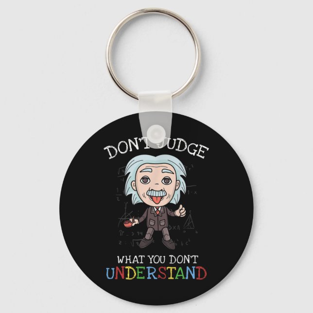Autism Awareness  Key Ring (Front)