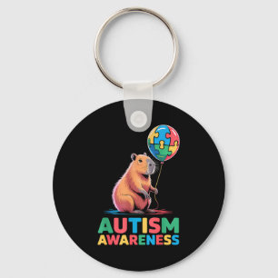 Autism awareness key ring