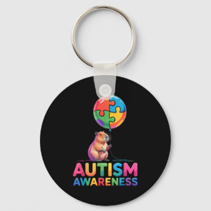 Autism awareness key ring