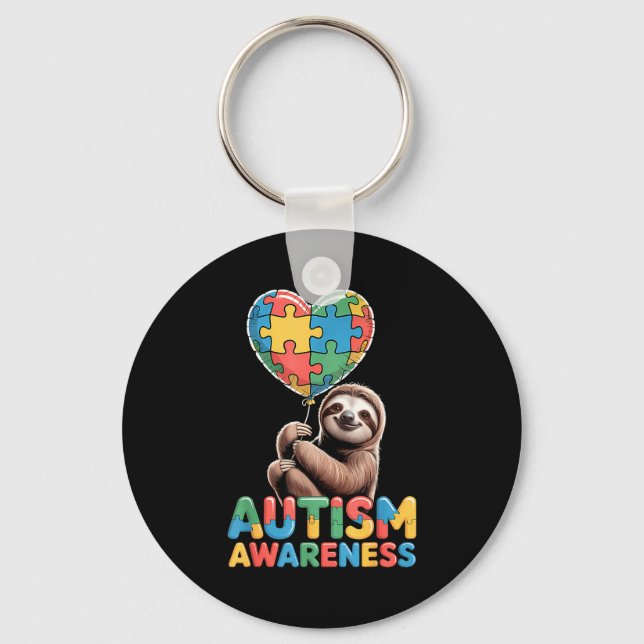 Autism awareness  key ring (Front)
