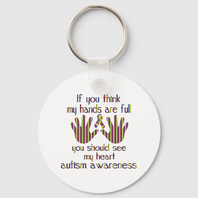 autism awareness key ring (Front)