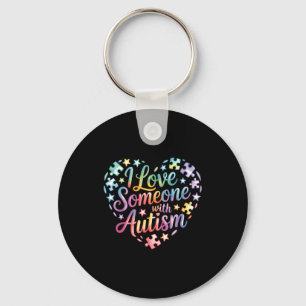 Autism awareness key ring