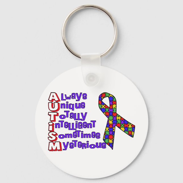 Autism Awareness Key Ring (Front)
