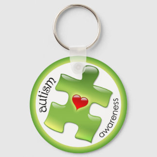 Autism Awareness Keychain - Green