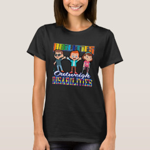 Autism Awareness Kids Abilities Outweigh Disabilit T-Shirt