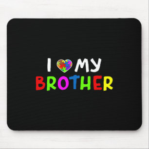 Autism Awareness Kids Brothers Mouse Mat