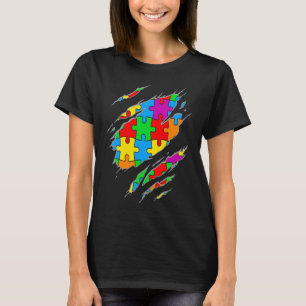 Autism Awareness Kids Puzzle Sayings Graphic Plus T-Shirt