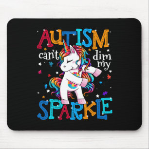 Autism Awareness Kids Unicorn  For Autism Mum Girl Mouse Mat