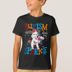 Autism Awareness Kids Unicorn  For Autism Mum Girl T-Shirt