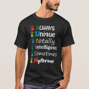 Autism Awareness Kindness Always Unique Totally Ki T-Shirt